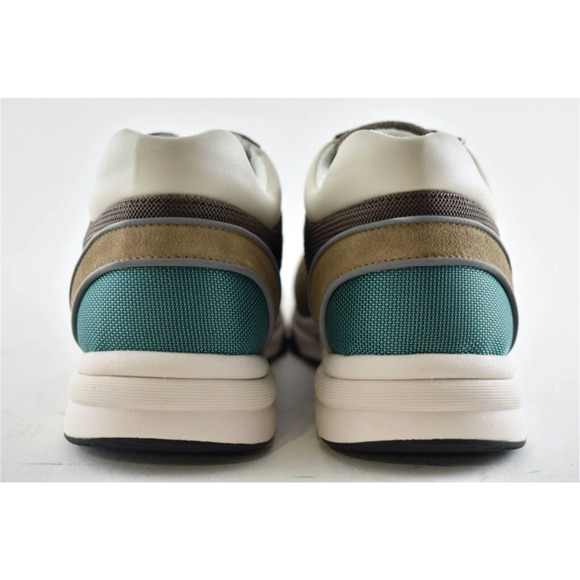 Chanel 21B Mens Brown Black Green White CC Logo Low Top Trainer Sneaker 46 13 - Picture 10 of 11